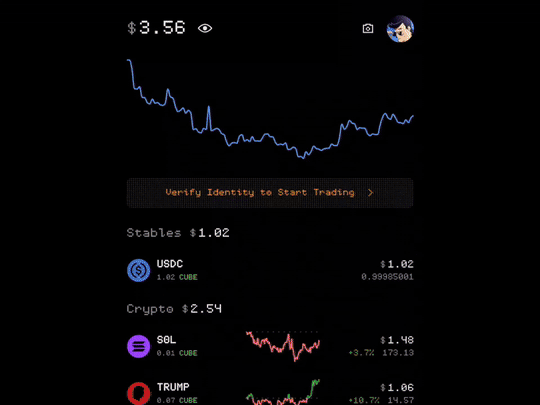 Cube Exchange Telegram App
